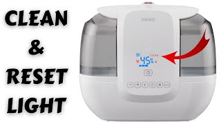 HoMedics Humidifier Clean and reset light [upl. by Vaientina]