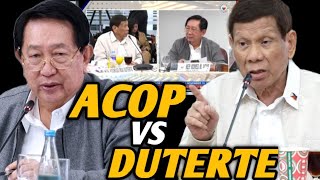 Nag kaharap na si dating Pangulong Duterte at Rep Acop mag tanong ka ng pulis Pulis ka naman [upl. by Pendergast]