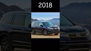 HONDA PILOT Car Models Evolution viralvideo [upl. by Jourdain]