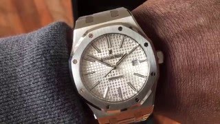 Audemars Piguet Royal Oak 15400 Unboxing [upl. by Enilrad]