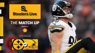 Steelers at Browns Preview  Steelers Live The Match Up  Pittsburgh Steelers [upl. by Estrella]