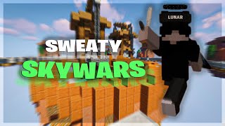 Insanely Sweaty Games  Hypixel Skywars [upl. by Bunow]