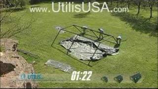 Utilis USA Military Tent Timed SetUp Video [upl. by Nevart]