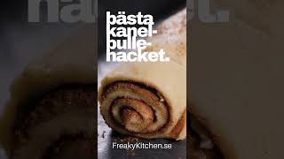 Bästa hacket för kanelbullens dag  skär bullarna med tandtråd baka kanelbullensdag kanelbulle [upl. by Akenihs]