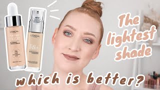 Loreal True Match Nude Serum Foundation Review  Demo  Swatch Comparison Shade 052 [upl. by Horton465]