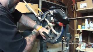 Replace Old Band Saw Tires with New Urethane Tires BlueMax Bandsawtirewarehousecom [upl. by Eittam]