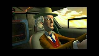 Back To The Future The Game Episode 2 All Time Travel Scenes Plus Addon Footage Max HD [upl. by Dailey788]