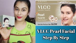 VLCC Pearl Facial Step By Step  Step By Step Facial At Home  VLCC Facial facial facialathome [upl. by Umeko]