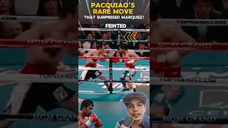 PACQUIAOS MOVE THAT SURPRISED EVERYONE boxing shorts [upl. by Jit]