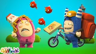 Fast Food  Oddbods  Food Adventures  Cartoons for Kids [upl. by Acinimod513]