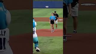 Ballpark proposal ON THE MOUND 👀 [upl. by Auohs]