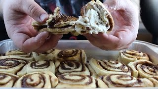 CINNABON COPYCAT CINNAMON ROLLS RECIPE [upl. by Airret]