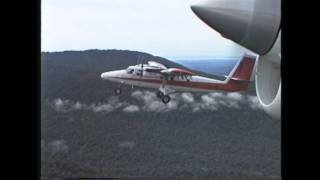 twin otters in formation PNGwmv [upl. by Anelaf]