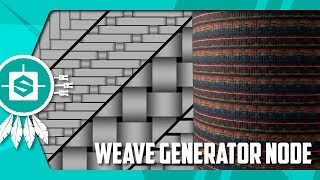 Weave Generator Node in SUBSTANCE DESIGNER [upl. by Rogergcam]