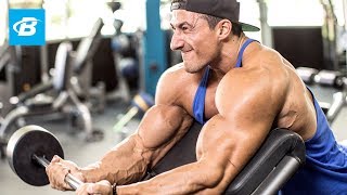 Sadik Hadzovics Classic Biceps and Triceps Workout  IFBB Pro [upl. by Rimisac]