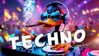 TECHNO MIX 2024 🎧 Rave Techno Remixes for Party Gym and Car Music [upl. by Mauri]