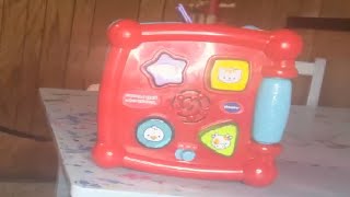 VTech Busy Learners Activity Cube Frustration free Packaging Review [upl. by Onilecram]