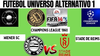 Champions League 1960  Wiener SC x Stade de Reims  Fase de Grupos  Grupo A [upl. by Abeh]