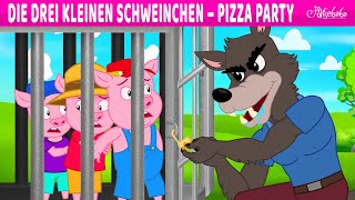 Die Drei kleinen Schweinchen – Pizza Party  Märchen für Kinder  Gute Nacht Geschichte [upl. by Legna774]