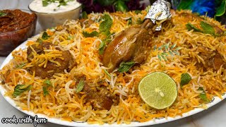 Hyderabadi CHICKEN DUM BIRYANI With HOMEMADE Aromatic BIRYANI MASALA Pakki Akhni Ki Biryani Party Sp [upl. by Lipcombe980]