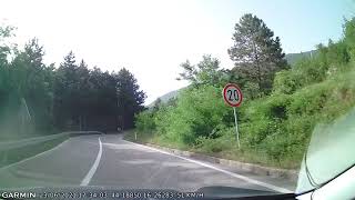 DRIVE 1528 Knin CroatiaBosansko Grahovo Bosnia and Herz timelapse 4x Read Description [upl. by Uolymme]