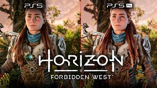 Horizon Forbidden West  Notre COMPARATIF PS5 Pro VS PS5 💥4K 60FPS [upl. by Zwick116]