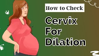 How to Check Your Cervix for Dilation 4 Easy Steps [upl. by Eizle776]