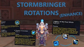 Enhancement Shaman Stormbringer Rotations [upl. by Pesek]