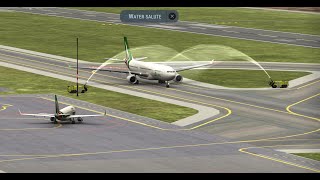 World of Airports 2 Alitalia A330 Bari Level 30 [upl. by Kronick451]