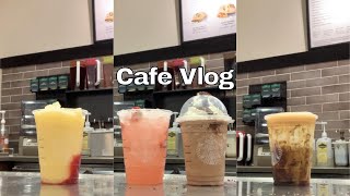 Target Starbucks Cafe Vlog  Cold Drinks  Asmr [upl. by Etteloc]