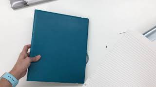 Modifying Filofax paper to fit Circa system using Circa 123 Portable Punch [upl. by Prouty]