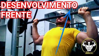 Desenvolvimento frente na barra guiada Smith Musculação 🏅 RADDICORE ® [upl. by Vinay]