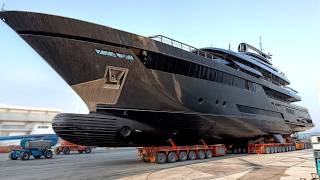 Billionaire private Giga Yachts production  Inside the worlds most luxurious shipyards [upl. by Kathi586]