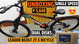 My New MTBLeader Beast 275T Unboxing and Review  Best Cycle under 5000 [upl. by Ardnot28]