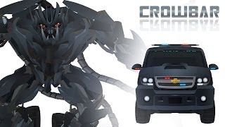 Dreads CROWBAR Transform  Short Flash Transformers Series [upl. by Doownel]