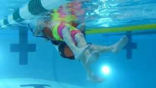 Lifeguarding Drill Kickback Flutter Kick Variation [upl. by Cavil]