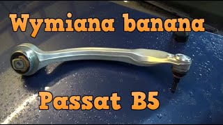 Wymiana wahacza lewego dolnego tylnego BANAN  Passat B5 [upl. by Pellikka417]