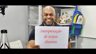 PORTUGUÊS PARA CONCURSO AULA 1  INTERPRETAÇÃO DE TEXTOS DIVERSOS [upl. by Axe]