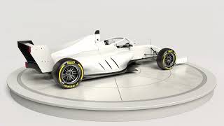 Formula 4 Tatuus F4T421 2024 Race Car White Mockup PBR 3D model [upl. by Gilmer326]