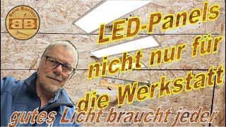 📣Vorstellung Vevor LED Deckenleuchte  Gruppieren der Panel ganz einfach Test mit dem Stromzähler [upl. by Bergwall417]