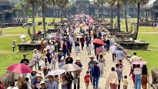 Cambodia Trip 2023 amp Evening Tour Siem Reap Angkor Wat Walking Tour [upl. by Riaj717]