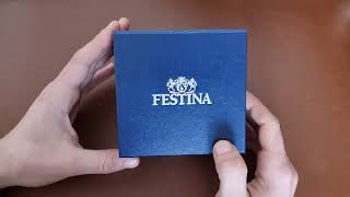 Unboxing 📦 Festina Chronograph Square Green Watch F2063633 [upl. by Amej204]