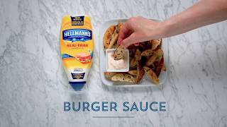 Burger Sauce  Hellmanns Mayonnaise MixIn [upl. by Nadnal]