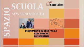 INSERIMENTO IN GPS I FASCIA quotCON RISERVAquot  CONSEGUENZE [upl. by Hanan106]