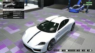 GTA 5 Pfister Neon Customization Porsche TaycanMisson E [upl. by Eladnyl]