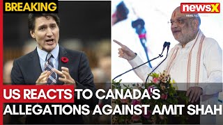 India Canada Row  US Voices Concern Over Canada’s Allegations Against Amit Shah  NewsX [upl. by Donny]