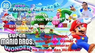 Primeiro vez novo o jogando “Super Mario Bros Wonder” [upl. by Mcgaw65]