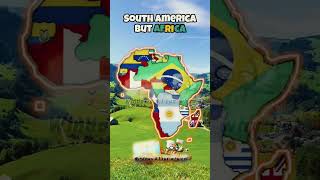 South America in Africa mapper geography mapping map europe ww1 ww2 [upl. by Isia]