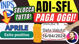 NOVITÀ INPS🔴PAGAMENTI✅ADI SFLBONUS 100€ 📲sms SCADENZE💶NASPI [upl. by Nyraa]