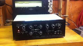 Sansui AU777 Integrated Amplifier Demonstration [upl. by Ginnie]